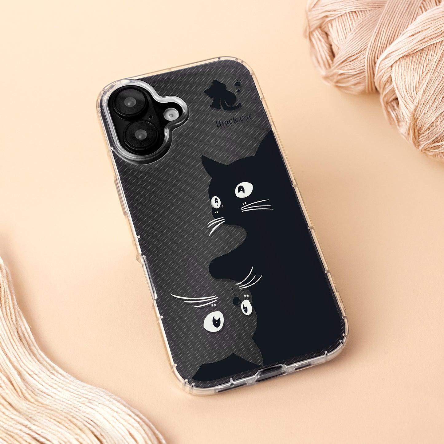 Custodia per Apple iPhone 17, OEM, Ultra Trendy Cat, Nera