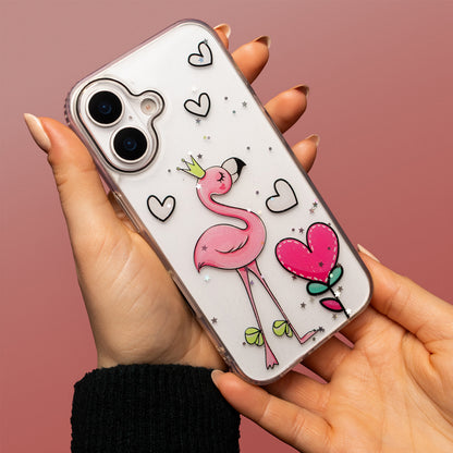 Custodia per Apple iPhone 15 Pro, OEM, Ultra Trendy Love 2, Multicolore