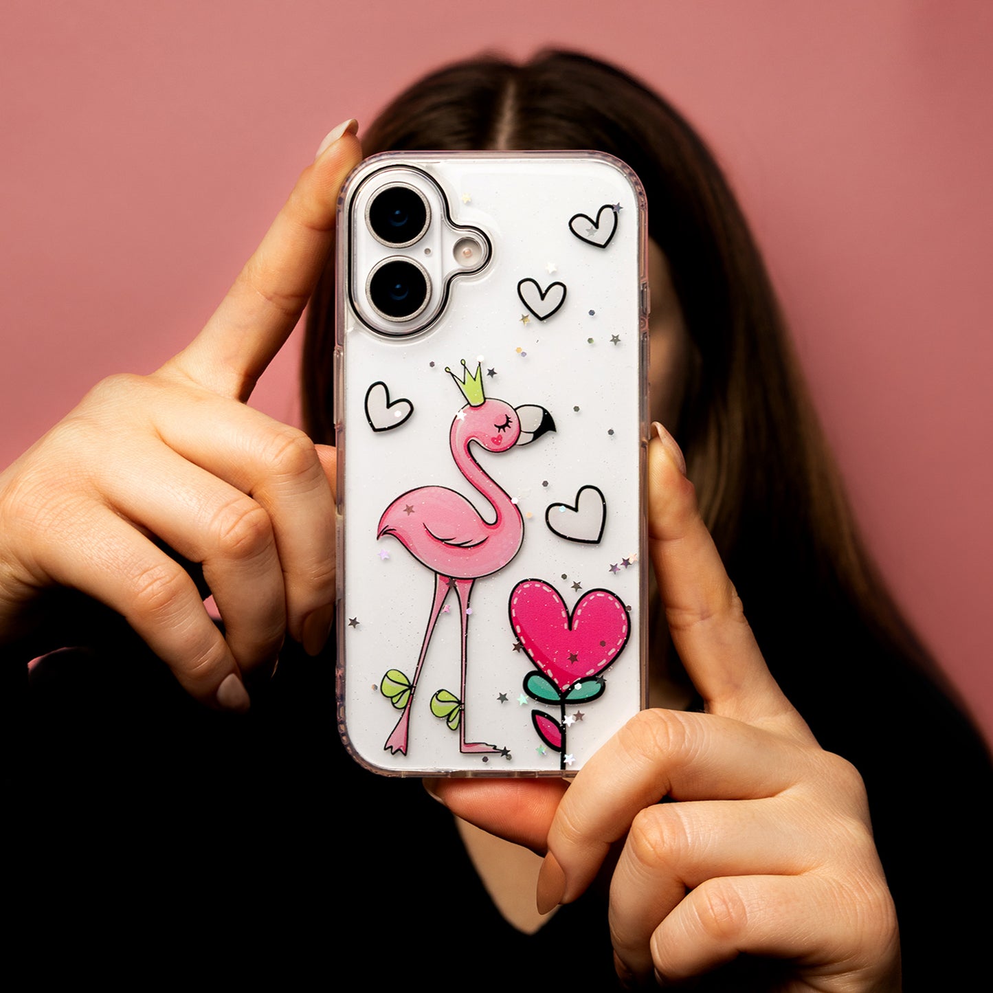 Custodia per Apple iPhone 12 / 12 Pro, OEM, Ultra Trendy Love 2, Multicolore
