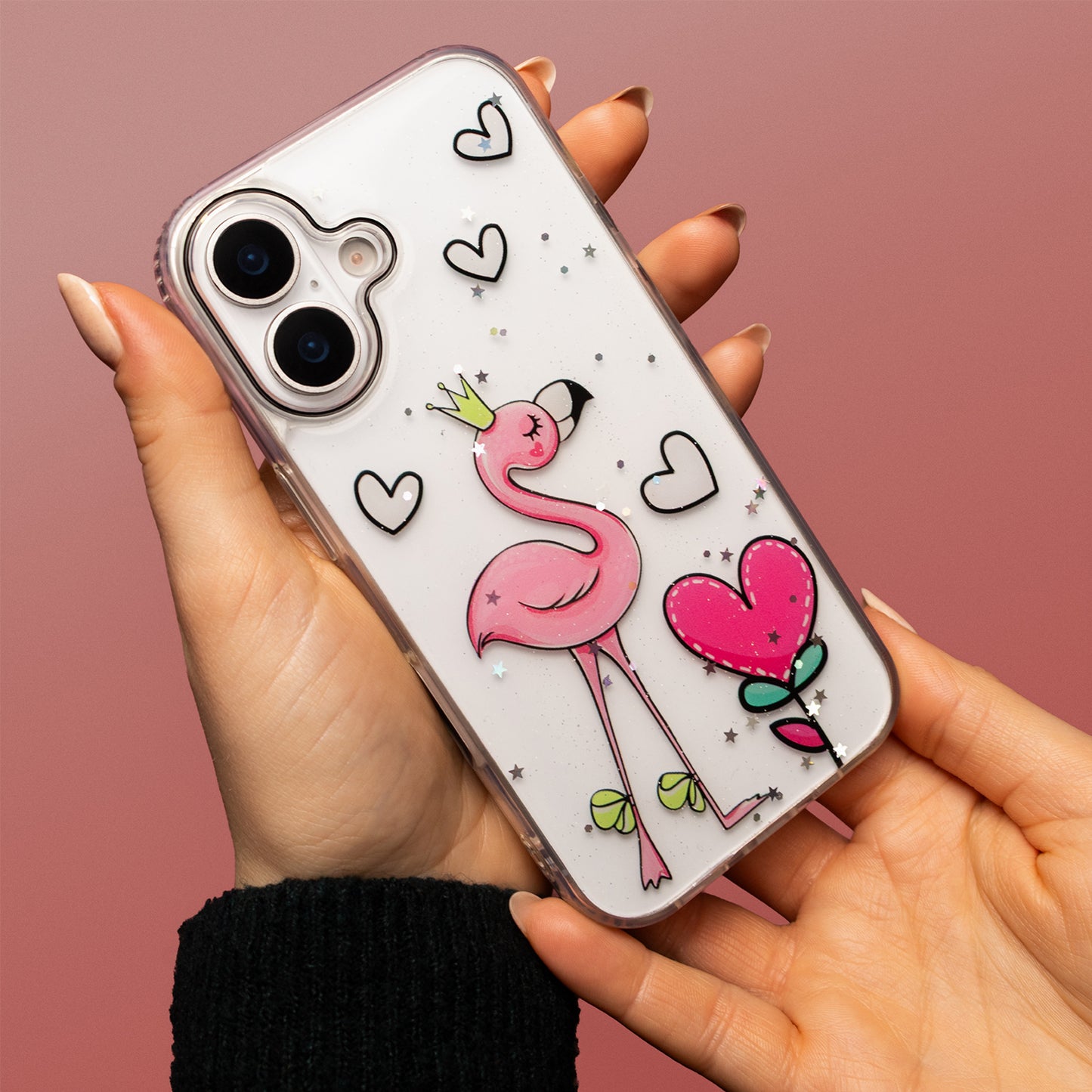 Custodia per Apple iPhone 17 Pro Max, OEM, Ultra Trendy Love 2, Multicolore