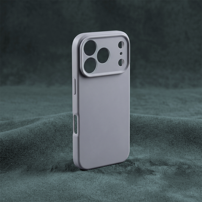 Custodia per Apple iPhone 17 Pro, OEM, Silicone, Grigio