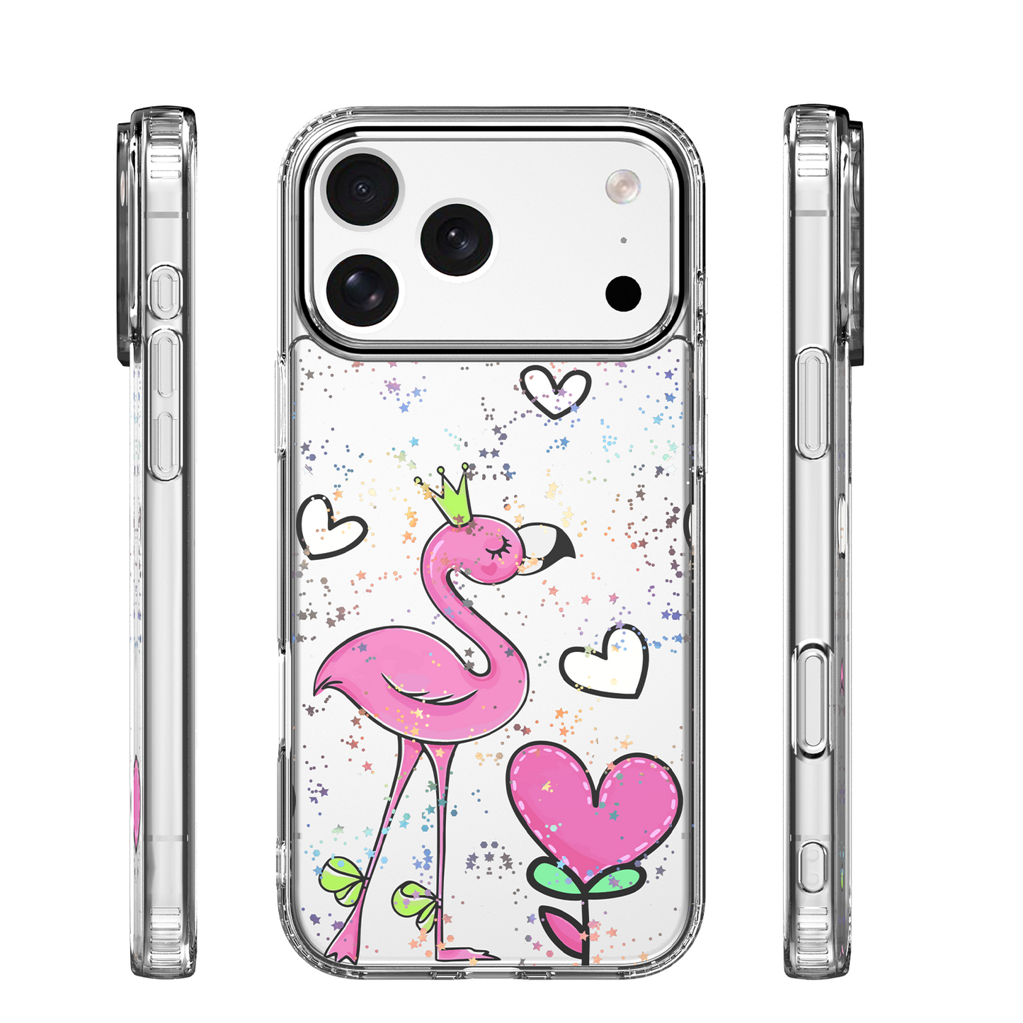 Custodia per Apple iPhone 15 Pro, OEM, Ultra Trendy Love 2, Multicolore