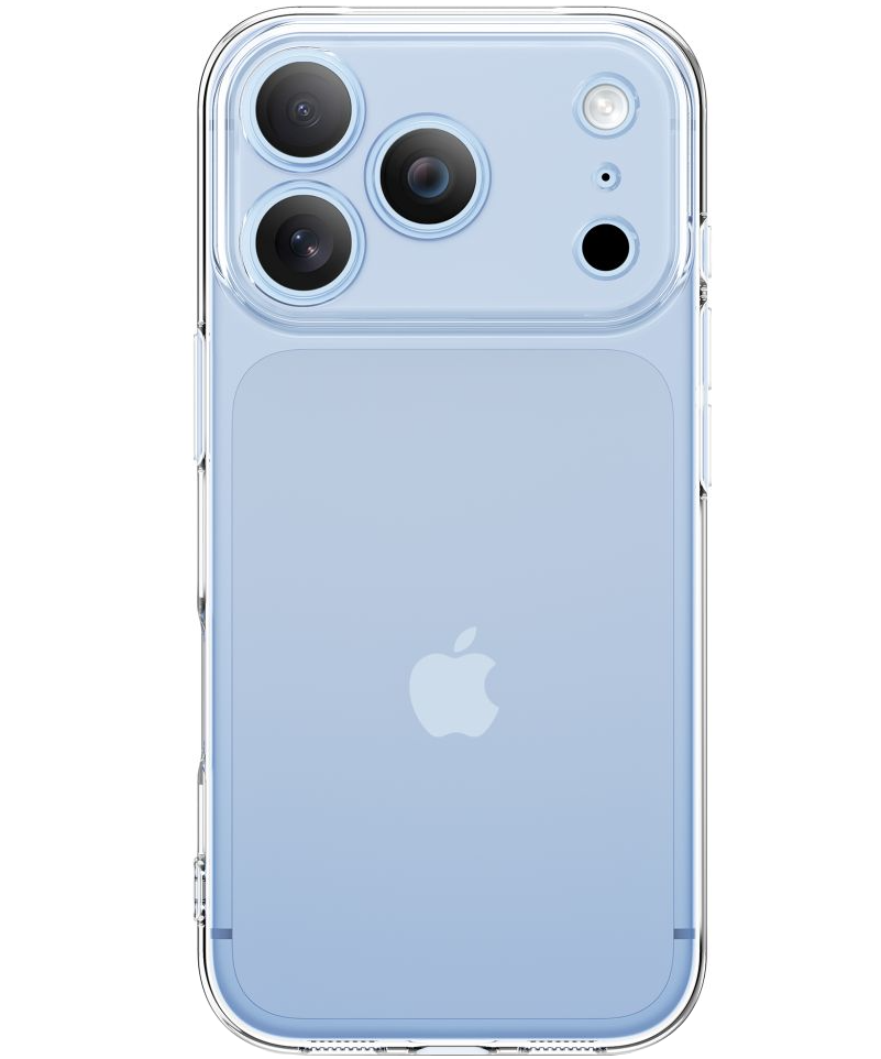 Custodia per Apple iPhone 18 Pro Max / 17 Pro Max, Tech-Protect, Flexair con protezione per schermo, Trasparente