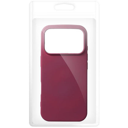 Custodia per Apple iPhone 18 Pro Max / 17 Pro Max, OEM, silicone, bordeaux