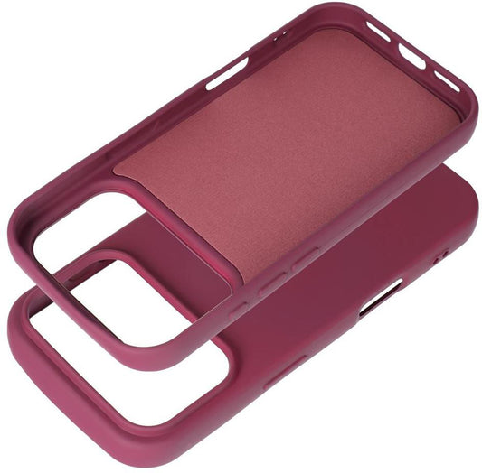 Custodia per Apple iPhone 18 Pro Max / 17 Pro Max, OEM, silicone, bordeaux