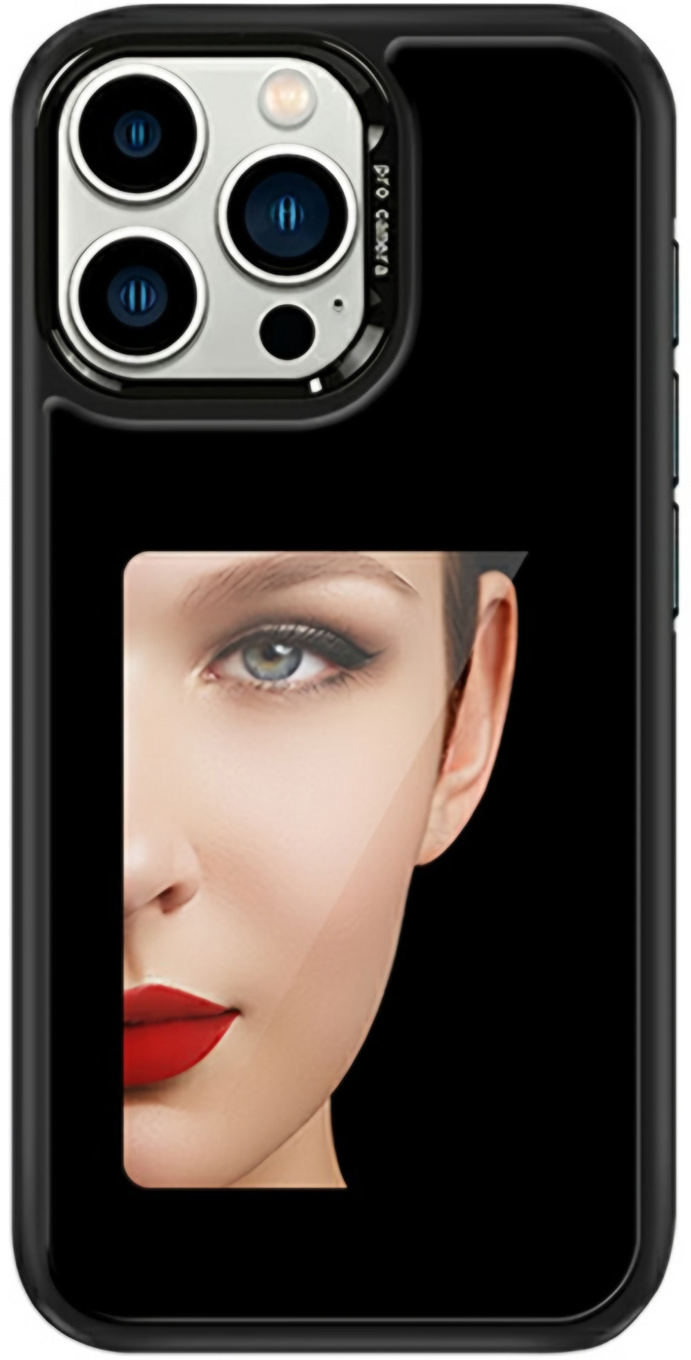 Custodia per Apple iPhone 15 Pro, OEM, Display Personalizzato E-Ink (4 pollici), Nera