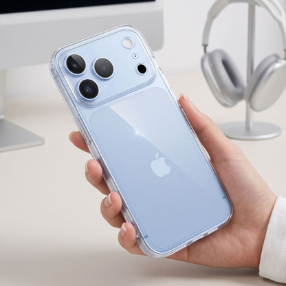 Custodia per Apple iPhone 18 Pro Max / 17 Pro Max, Tech-Protect, Flexair con protezione per schermo, Trasparente