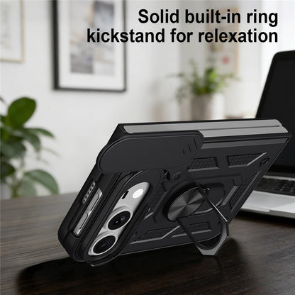 Custodia per Apple iPhone Duo, Techsuit, CamShield, Nera