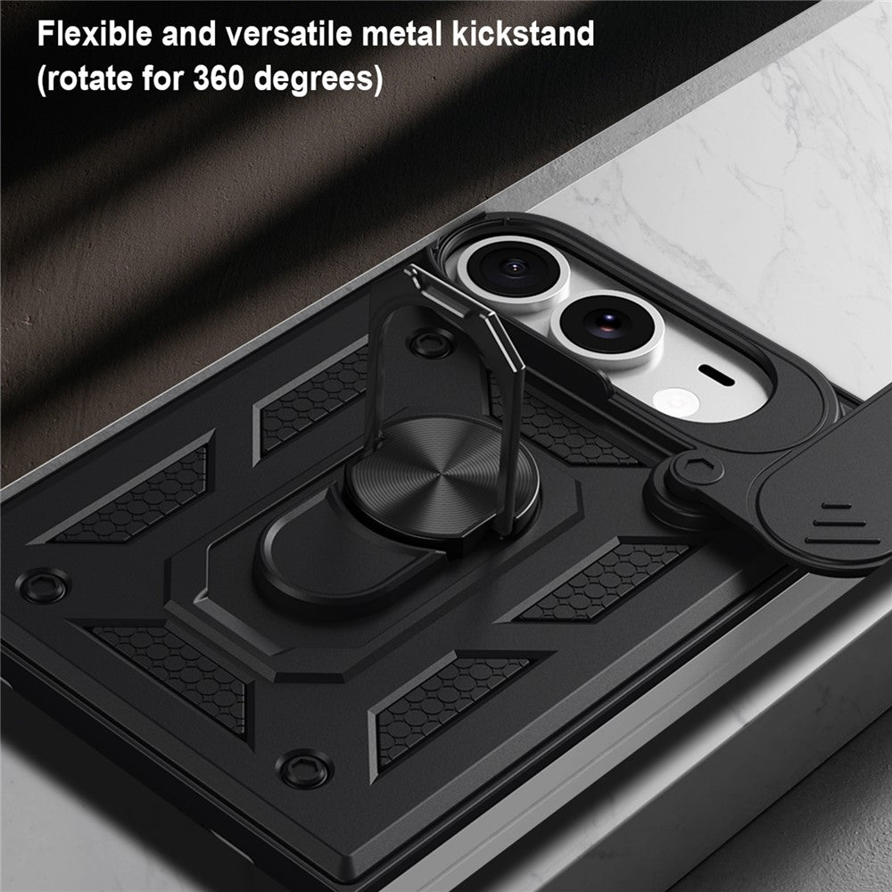Custodia per Apple iPhone Duo, Techsuit, CamShield, Nera