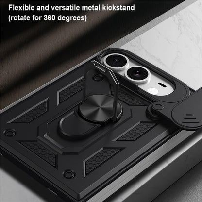 Custodia per Apple iPhone Duo, Techsuit, CamShield, Nera