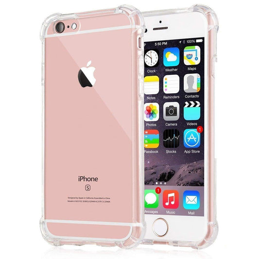 Custodia per Apple iPhone SE (2016) / 5 / 5s, Techsuit, Shockproof Clear, Trasparente
