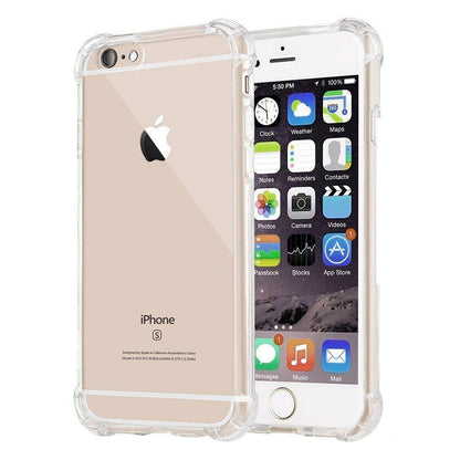 Custodia per Apple iPhone SE (2022) / SE (2020) / 8 / 7, Techsuit, Shockproof Clear, Trasparente
