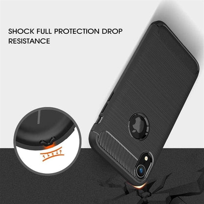 Case for Apple iPhone XR, Techsuit, Carbon, Black