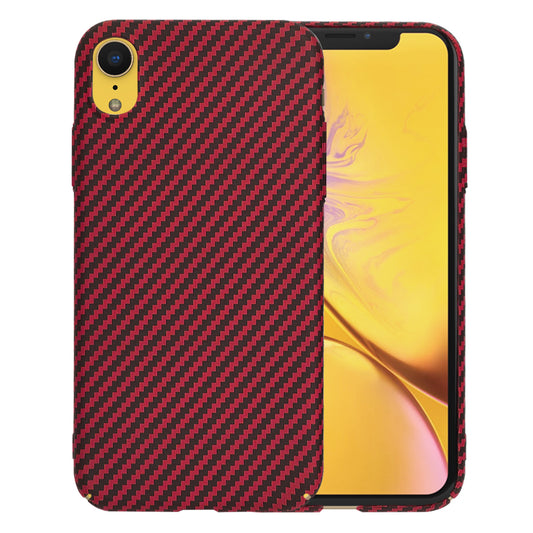 Custodia per Apple iPhone XR, Techsuit, Carbonite FiberShell, Rossa
