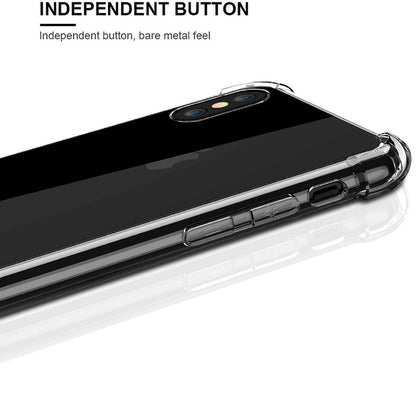 Custodia per Apple iPhone XS / X, Techsuit, Shockproof Clear, Trasparente