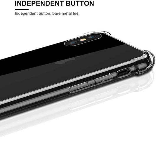 Custodia per Apple iPhone XS / X, Techsuit, Shockproof Clear, Trasparente
