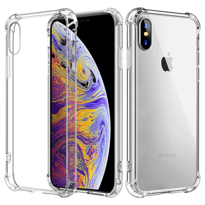 Custodia per Apple iPhone XS / X, Techsuit, Shockproof Clear, Trasparente