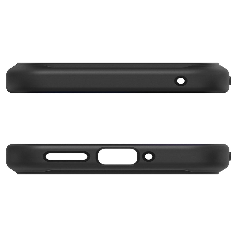 Custodia per Google Pixel 9 Pro XL, Spigen, Ultra Hybrid, Nero Opaco ACS07724