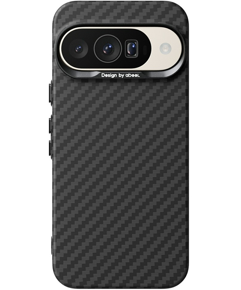 Custodia per Google Pixel 10 Pro / 10, Abeei, Carbon Minimalista, Nera