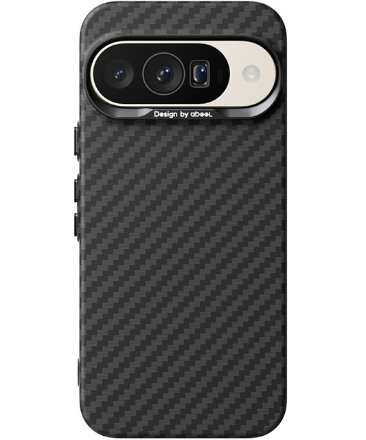 Custodia per Google Pixel 10 Pro / 10, Abeei, Carbon Minimalista, Nera