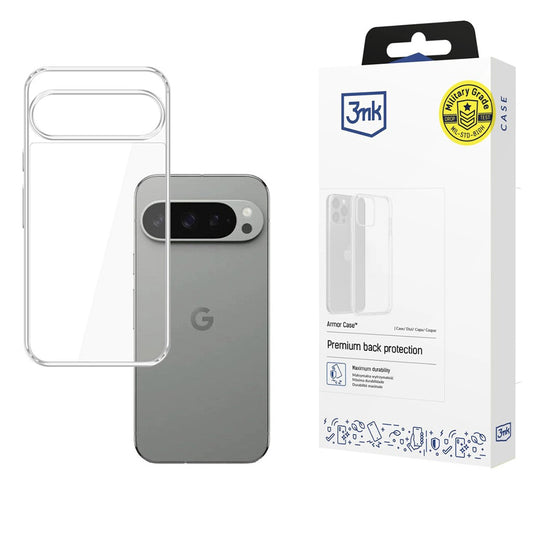 Custodia per Google Pixel 10 Pro / 10, 3MK, Armor, Trasparente