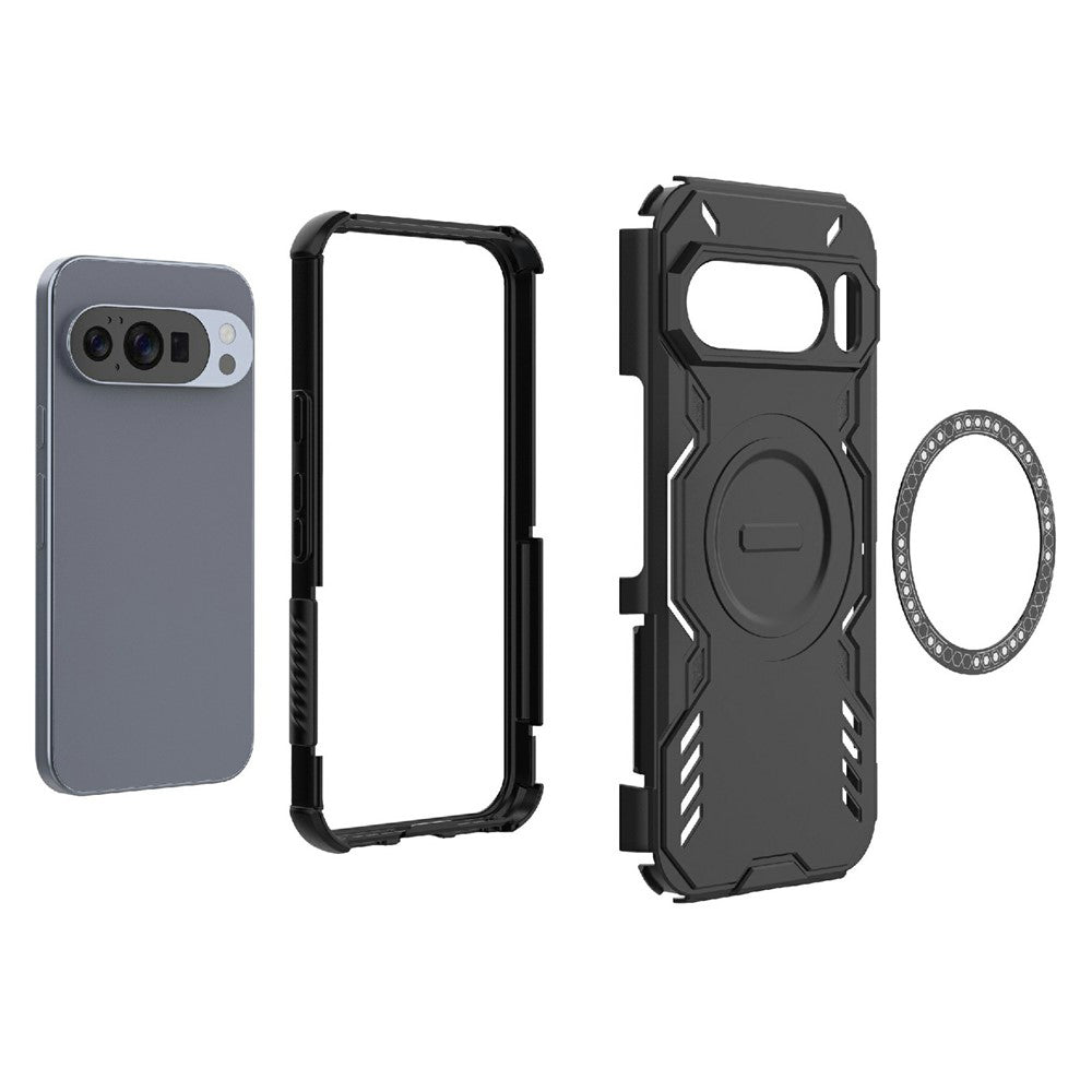 Custodia MagSafe per Google Pixel 10 Pro / 10, Techsuit, ArmorMag, Nera