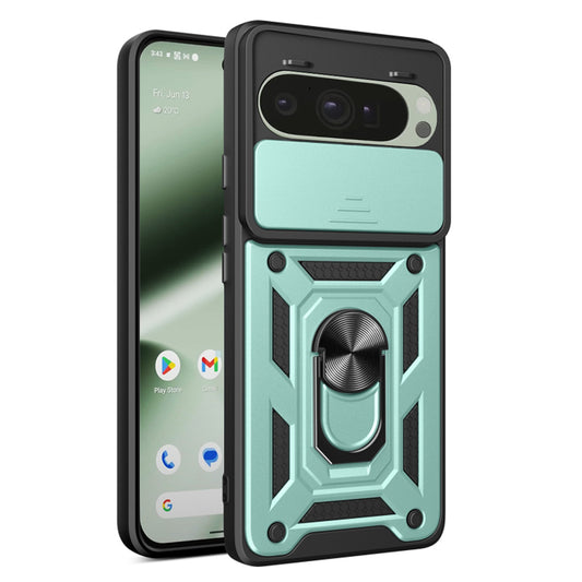 Case for Google Pixel 10 Pro / 10, Techsuit, CamShield, Green