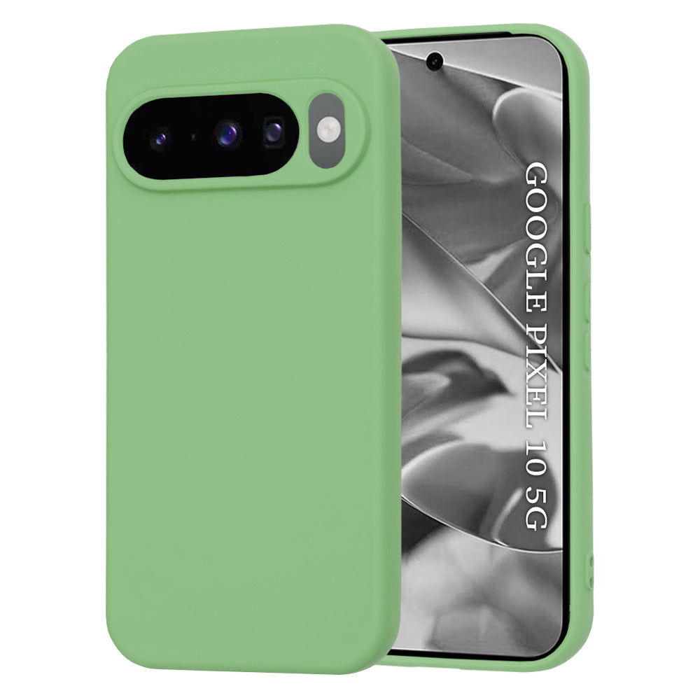 Custodia per Google Pixel 10 Pro / 10, Techsuit, SoftFlex, Verde Chiaro