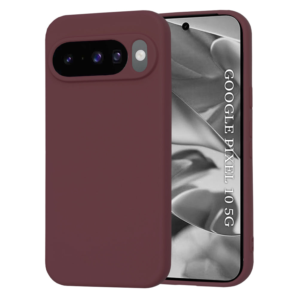 Custodia per Google Pixel 10 Pro / 10, Techsuit, SoftFlex, Ciliegia