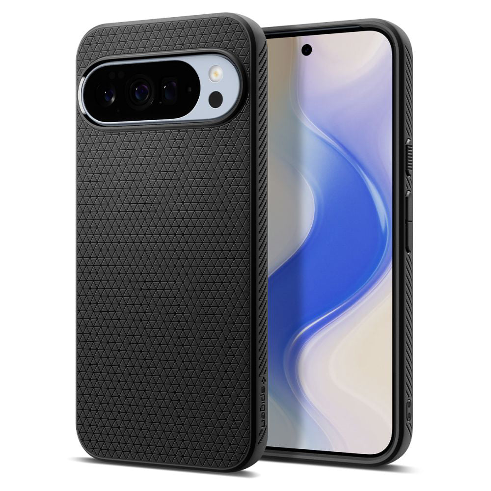 Custodia per Google Pixel 10 Pro XL, Spigen, Liquid Air, Nero Opaco ACS09737