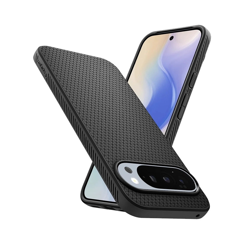 Custodia per Google Pixel 10 Pro XL, Spigen, Liquid Air, Nero Opaco ACS09737