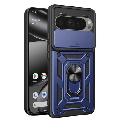 Custodia per Google Pixel 10 Pro XL, Techsuit, CamShield, Blu