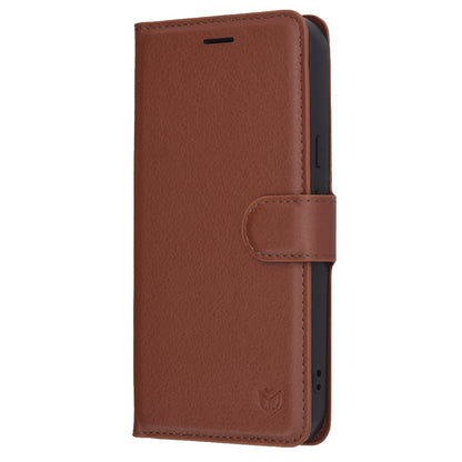 Custodia per Google Pixel 10 Pro XL, Techsuit, Leather Folio, Marrone