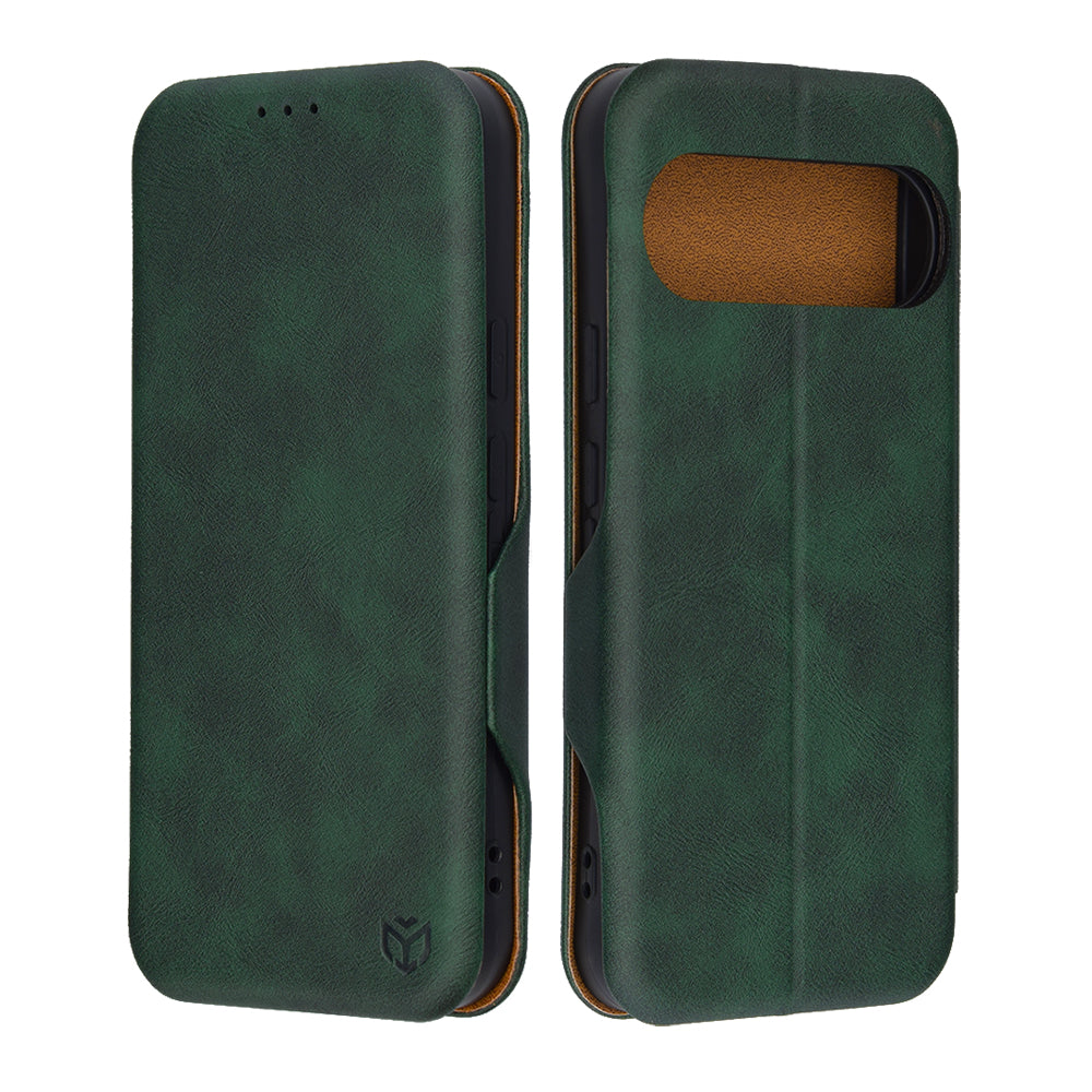 Custodia per Google Pixel 10 Pro XL, Techsuit, Safe Wallet Plus, Verde