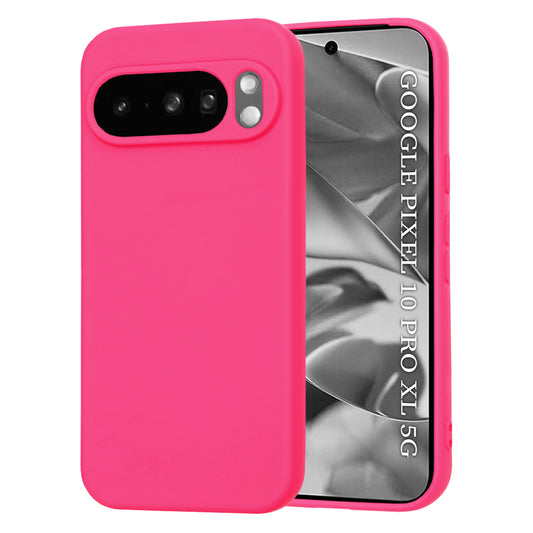 Custodia per Google Pixel 10 Pro XL, Techsuit, SoftFlex, Rosa Scuro