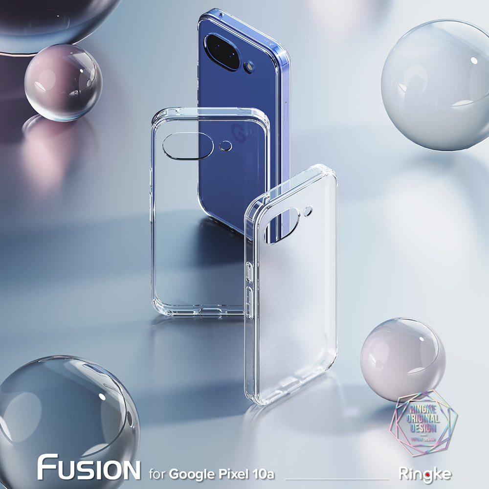 Custodia per Google Pixel 10a, Ringke, Fusion, Trasparente Opaca