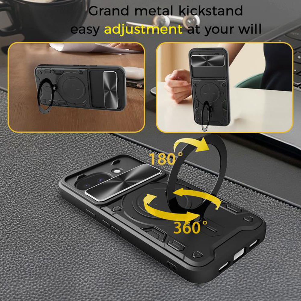 Custodia per Google Pixel 10a, Techsuit, CamGuard Pro, Nera