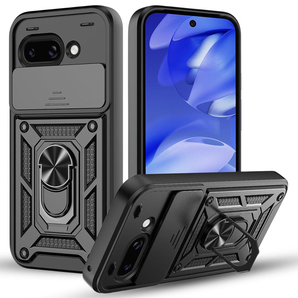 Case for Google Pixel 10a, Techsuit, CamShield, Black