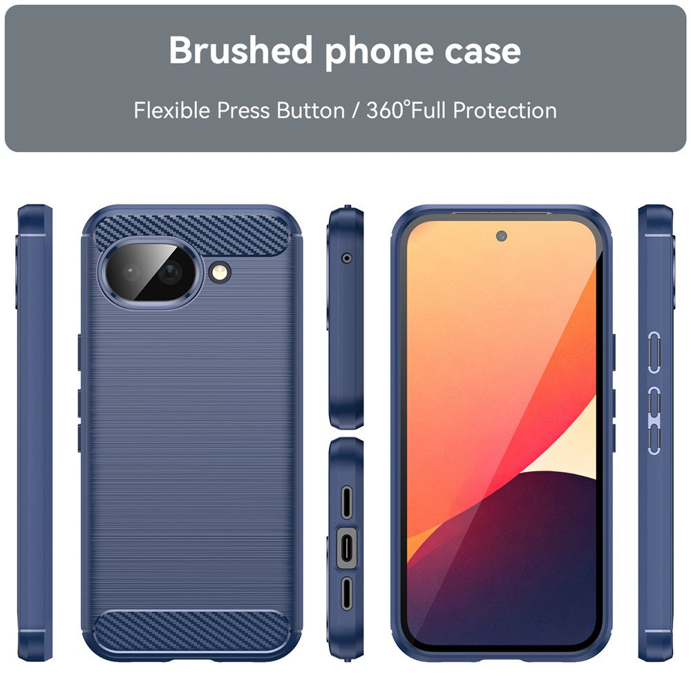 Custodia per Google Pixel 10a, Techsuit, Carbonio, Blu