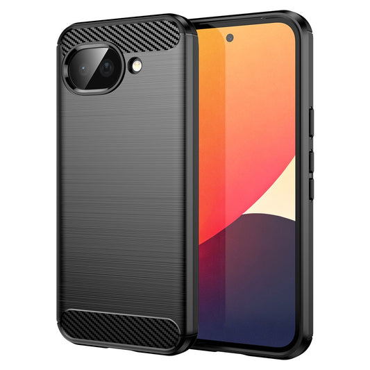 Custodia per Google Pixel 10a, Techsuit, Carbonio, Nera