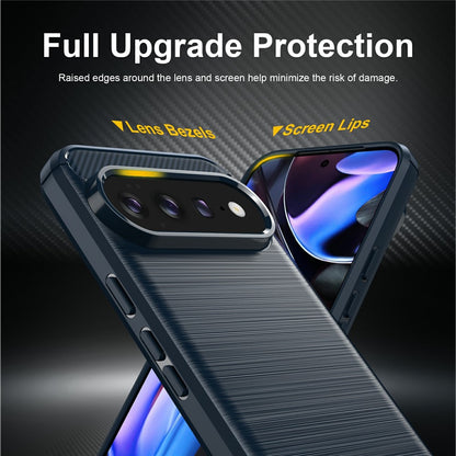 Custodia per Google Pixel 11 Pro XL, Techsuit, Carbonio, Blu