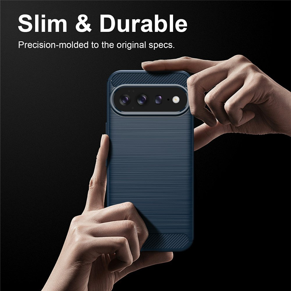 Custodia per Google Pixel 11 Pro XL, Techsuit, Carbonio, Blu