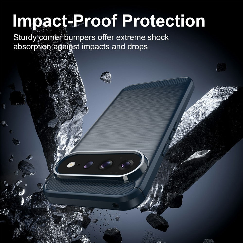 Custodia per Google Pixel 11 Pro XL, Techsuit, Carbonio, Blu