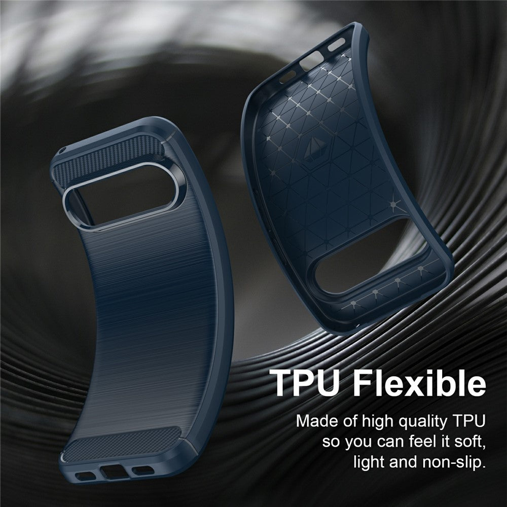 Custodia per Google Pixel 11 Pro XL, Techsuit, Carbonio, Blu
