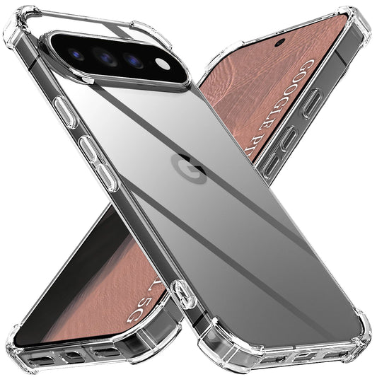 Custodia per Google Pixel 11 Pro XL, Techsuit, Shockproof Clear, Trasparente