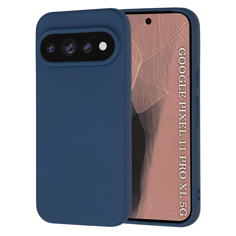 Custodia per Google Pixel 11 Pro XL, Techsuit, SoftFlex, Blu Navy