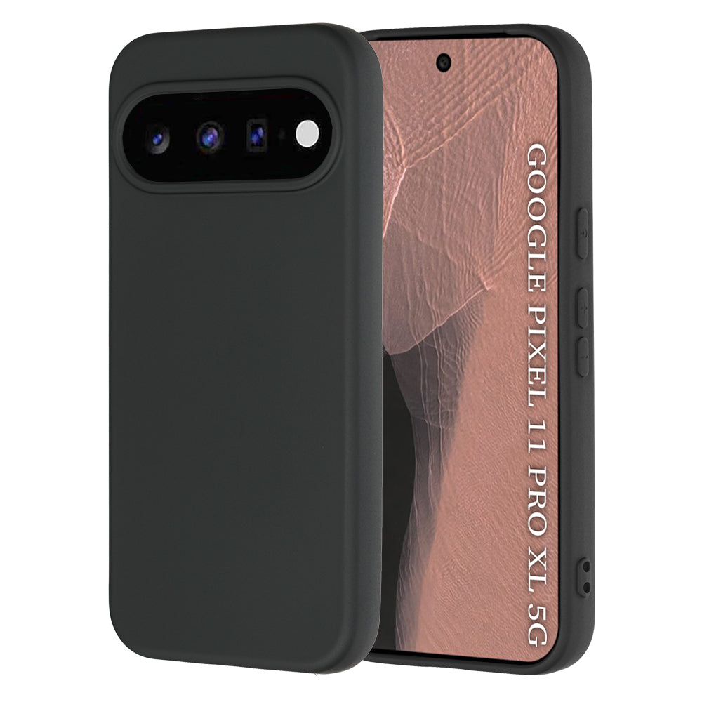 Custodia per Google Pixel 11 Pro XL, Techsuit, SoftFlex, Nera