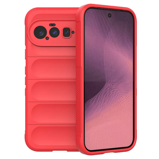 Custodia per Google Pixel 11, Techsuit, Magic Shield, Rossa