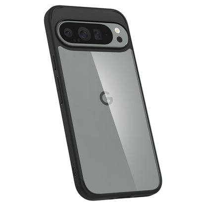 Custodia per Google Pixel 9 Pro XL, Spigen, Ultra Hybrid, Nero Opaco ACS07724