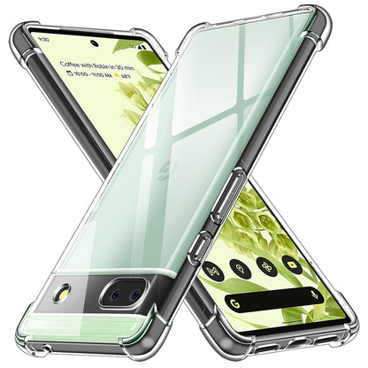 Case for Google Pixel 6a, Techsuit, Shockproof Clear, Transparent